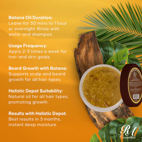 Beauty Product: 100% Batana Oil 4oz by RA Cosmetics