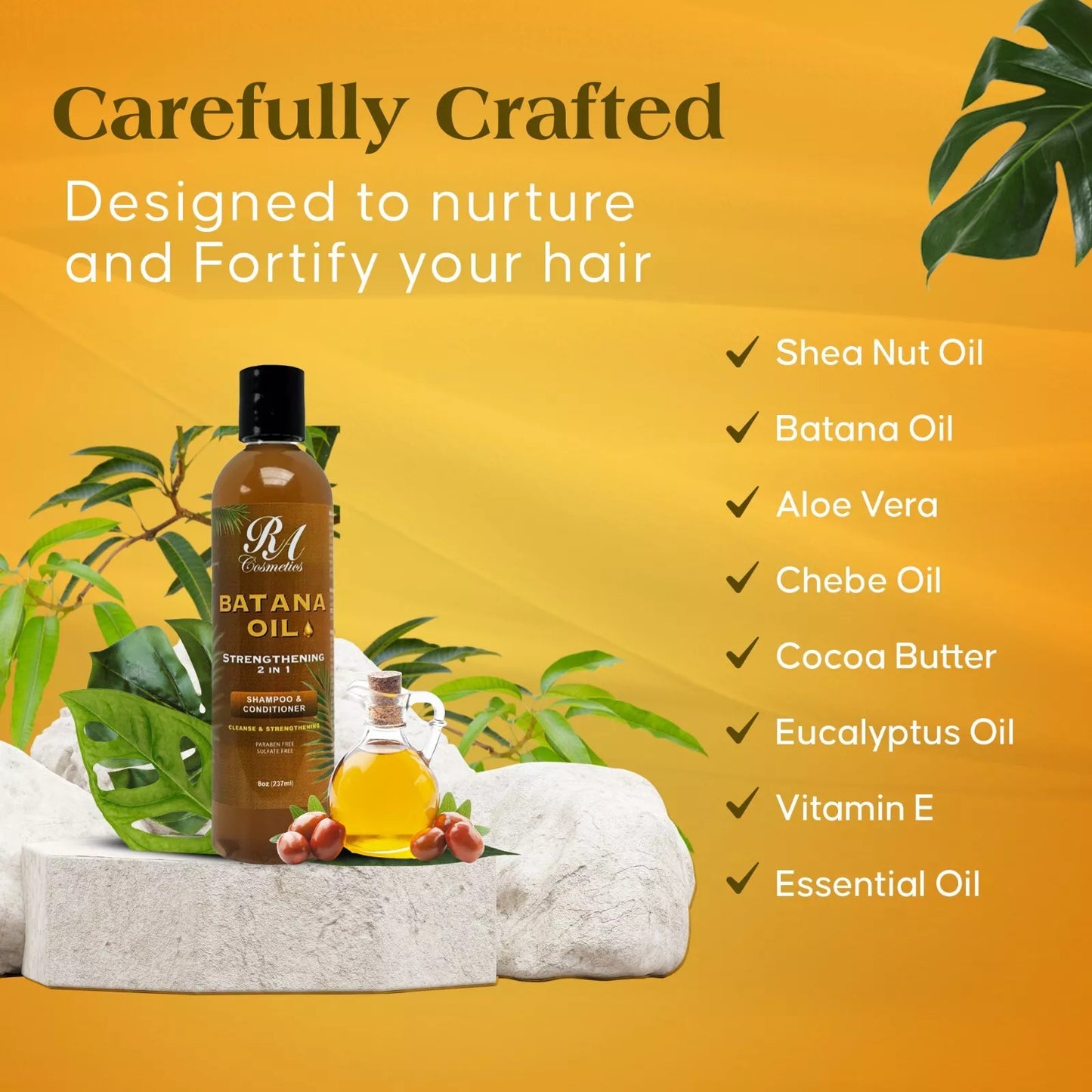 Beauty Product: 100% Batana Oil 4oz by RA Cosmetics