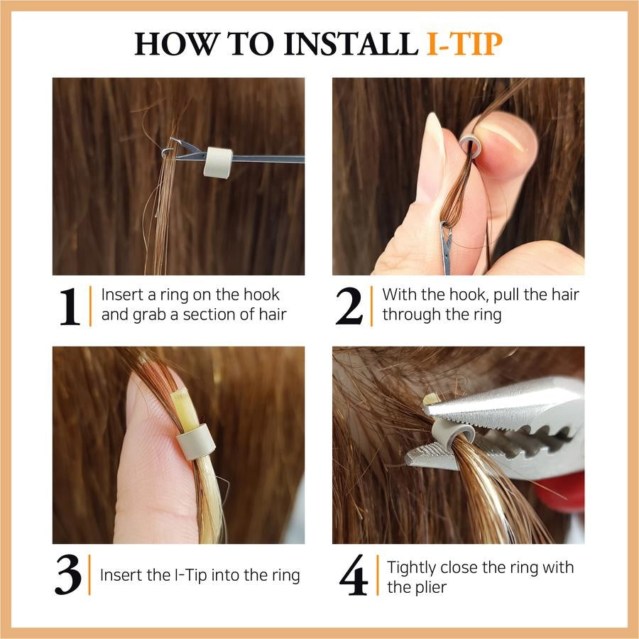 Neophilia Hair Couture® "Straight" Remy Human Hair Extension (I-Tip)