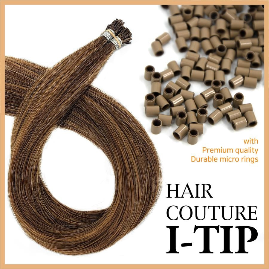 Neophilia Hair Couture® "Straight" Remy Human Hair Extension (I-Tip)