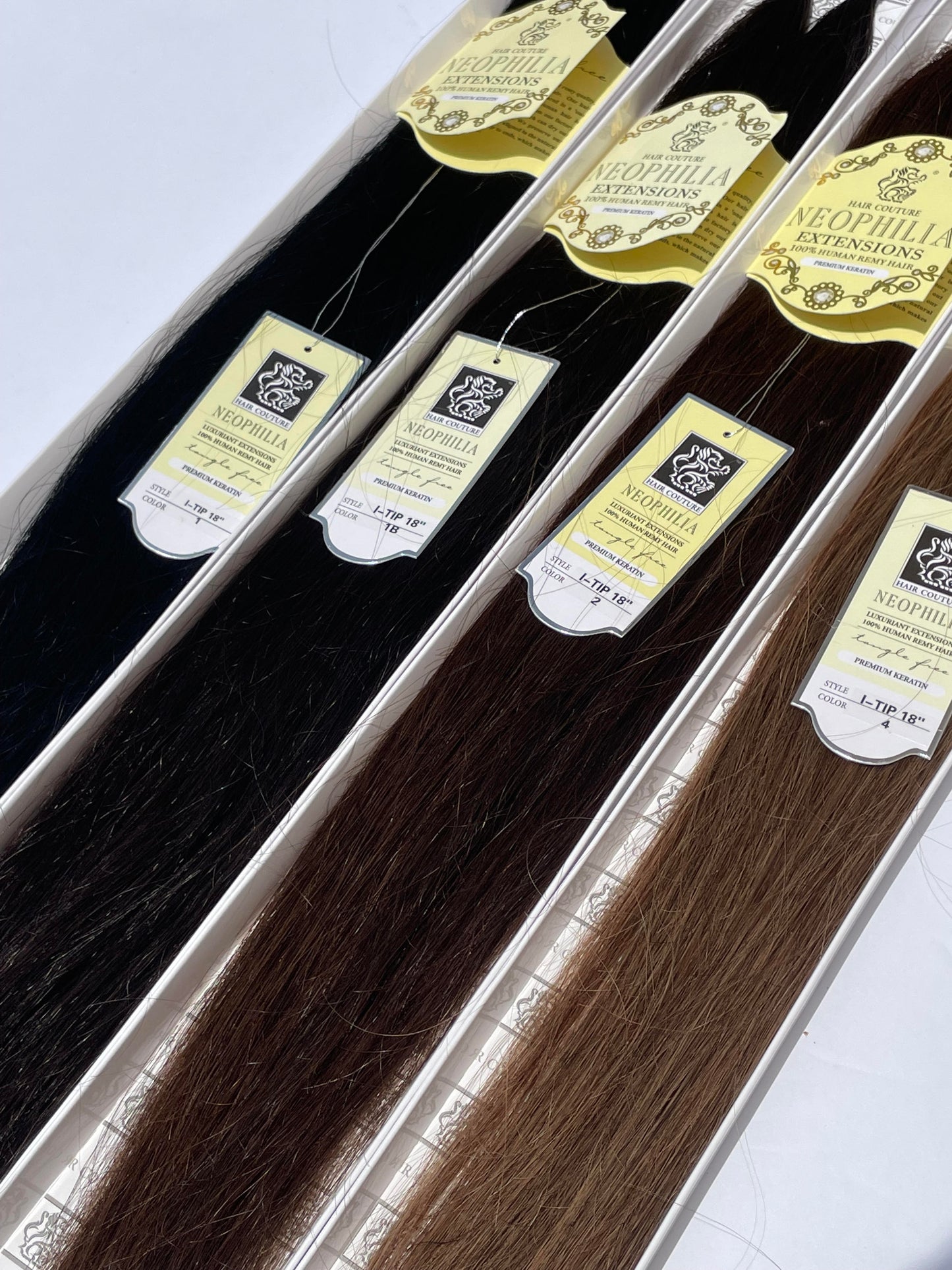 Neophilia Hair Couture® "Straight" Remy Human Hair Extension (I-Tip)