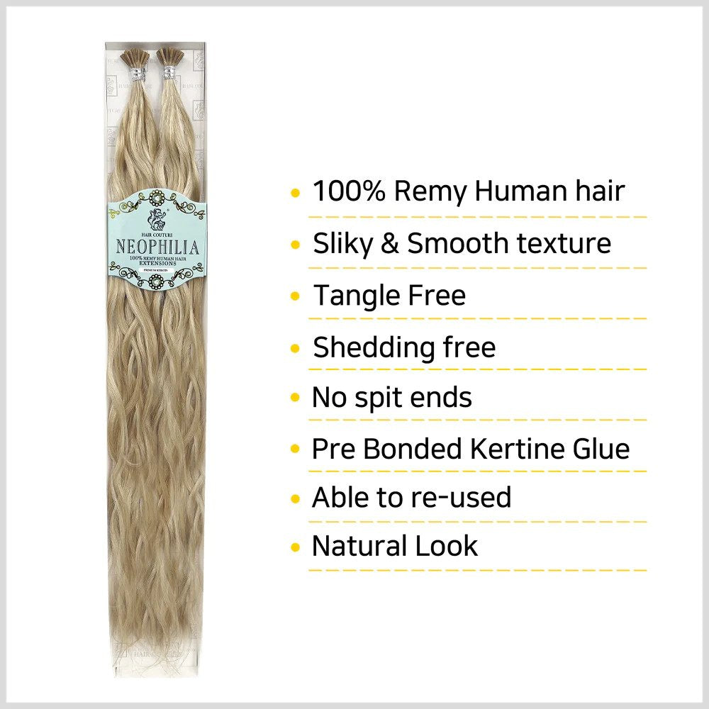 Neophilia Hair Couture® "Ocean Wave" Remy Human Hair Extension (I-Tip)