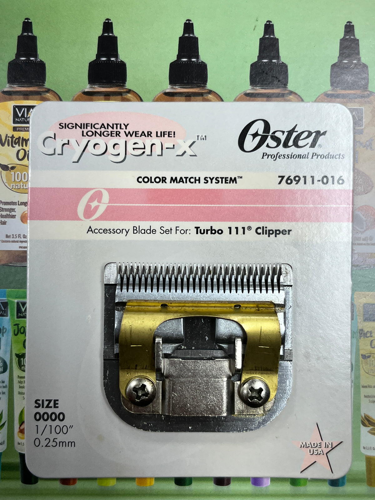 Oster Cryogen-X Blade for Turbo 111 Clipper, Size 0000, Item No. 76911-016