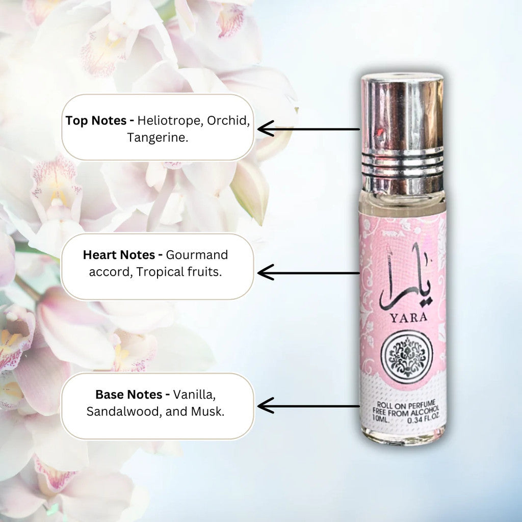 Aroma: Yara Lattafa Eau de Parfum Fragrance Collection