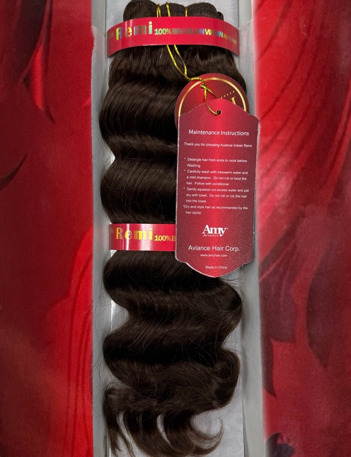 Amy Aviance "The Remi" 100% Brazilian Virgin Remi Hair Ocean Wave