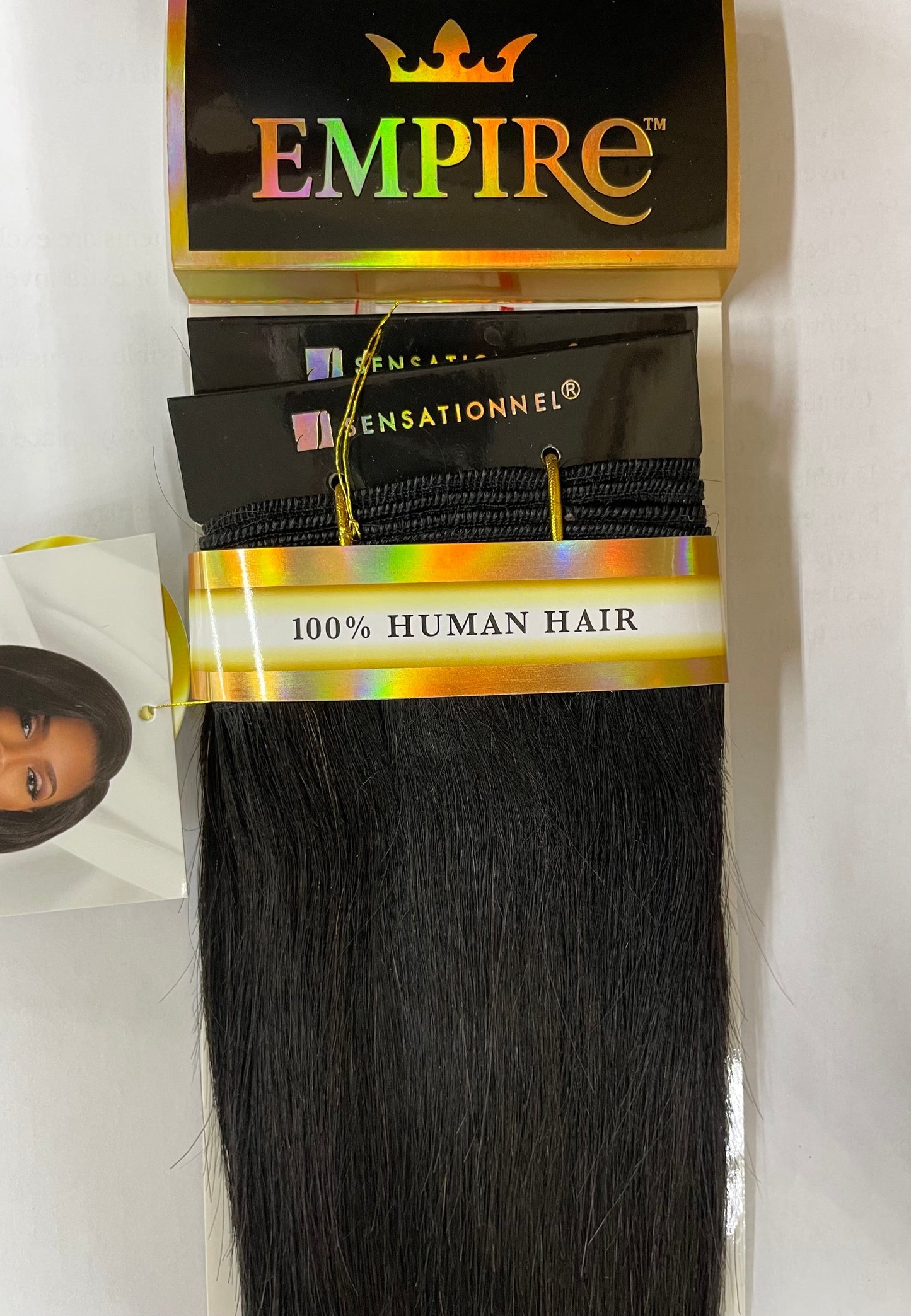 Empire® "Yaki Straight" 100% Human Hair by Sensationnel® (Weave) Basic Colors