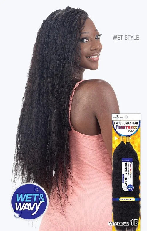 Freetress® "Super Bulk" 18 In 100% Human Hair (Microbraid)