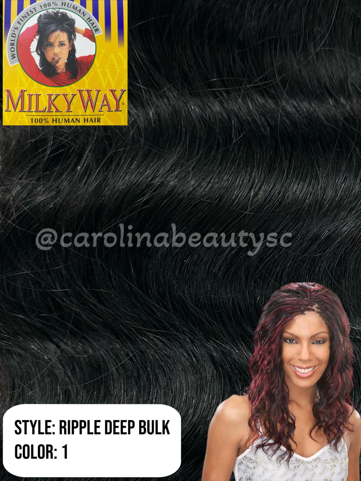 Milkyway® "Ripple Deep Bulk" 100% Human Hair (Microbraid)