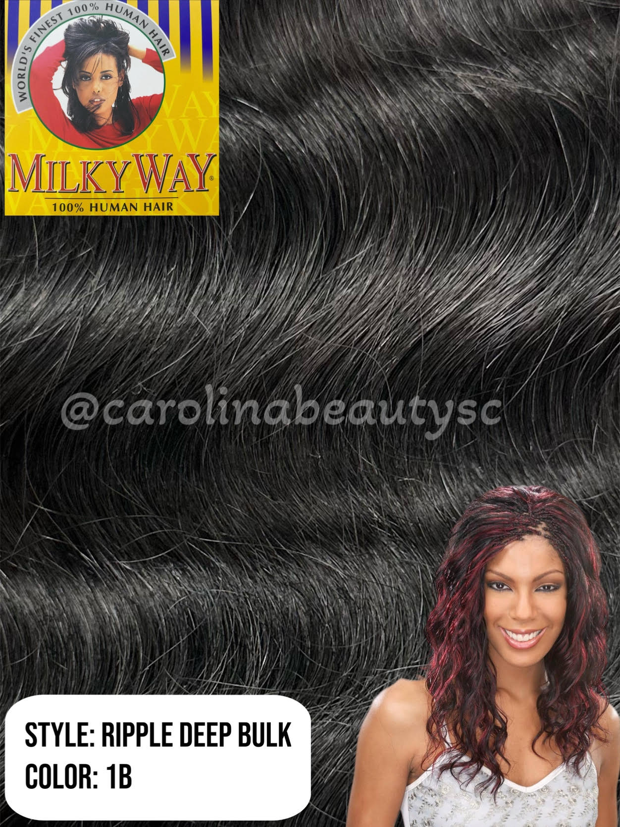 Milkyway® "Ripple Deep Bulk" 100% Human Hair (Microbraid)