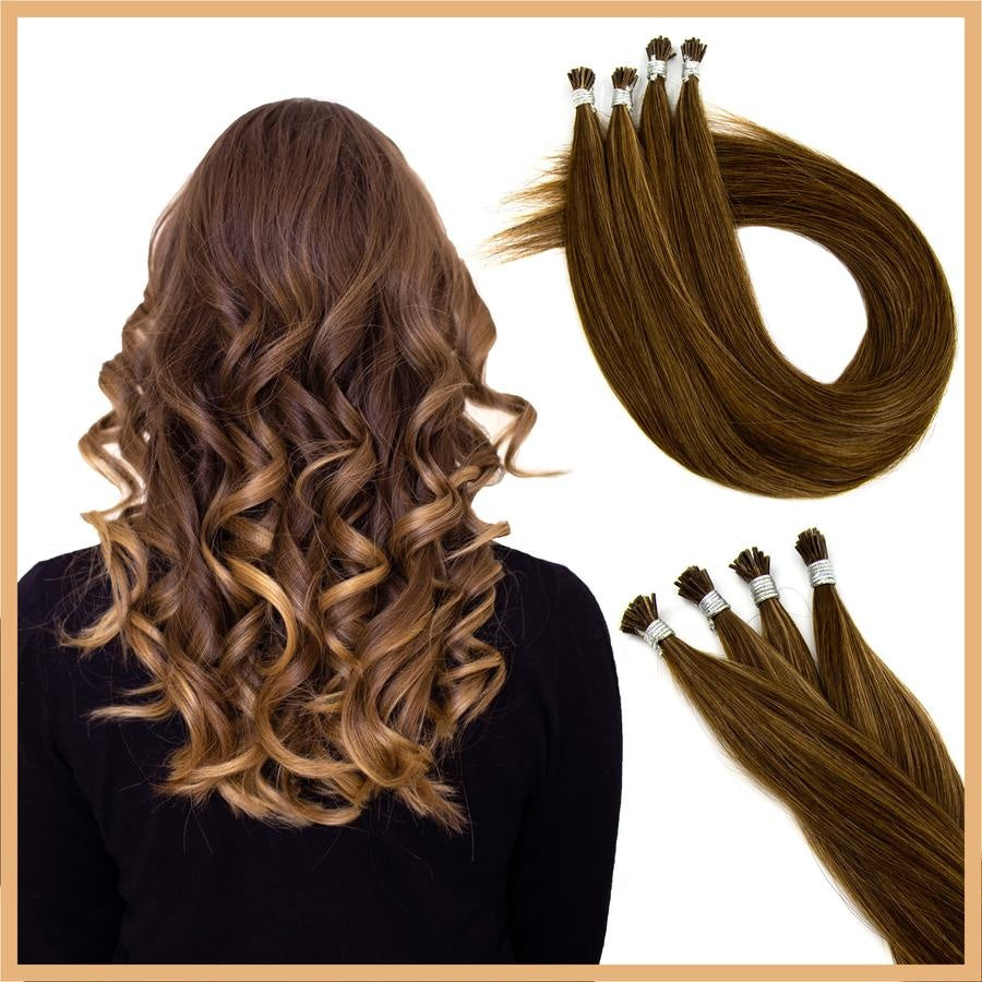 Neophilia Hair Couture I-Tip Remy Human Hair Extension - Straight