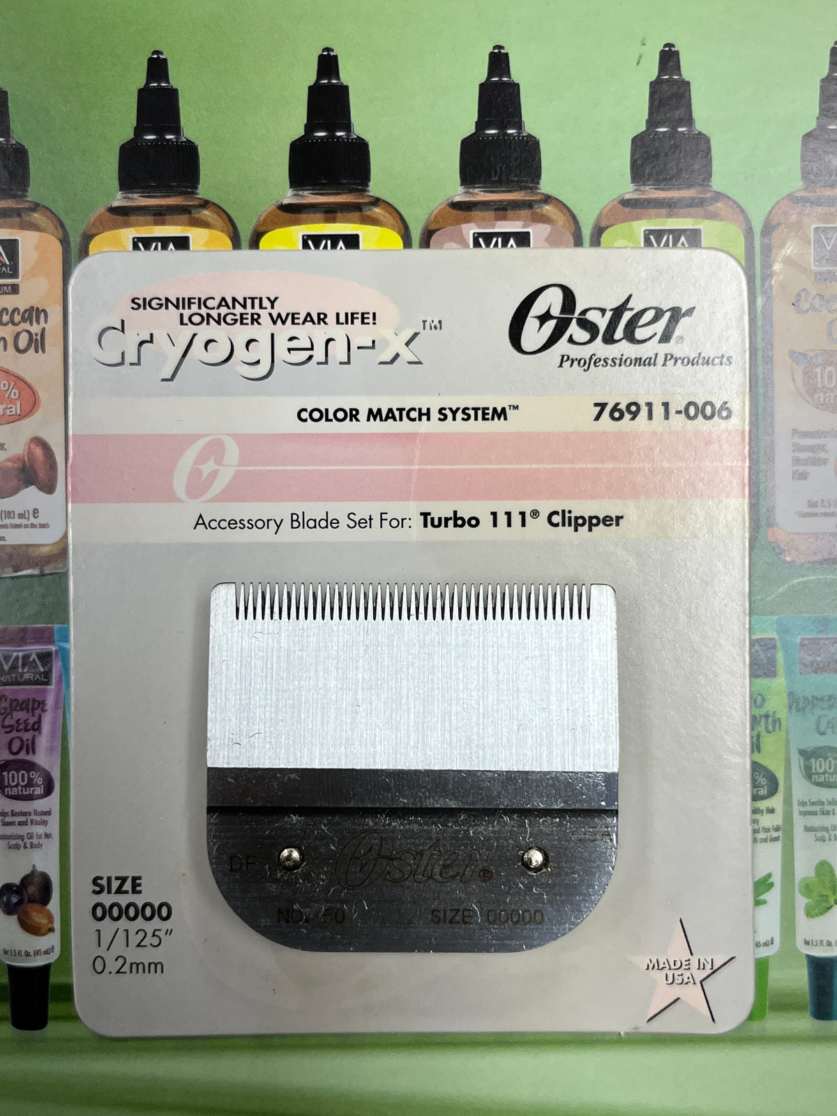 Oster Cryogen-X Blade for Turbo 111 Clipper, Size 00000, Item No. 76911-006