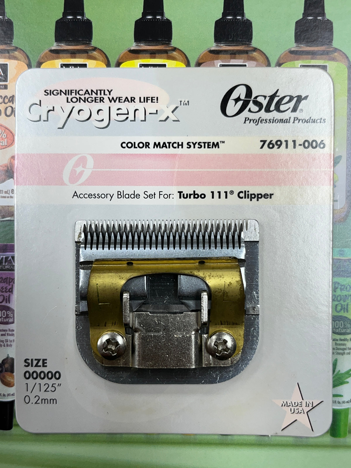 Oster Cryogen-X Blade for Turbo 111 Clipper, Size 00000, Item No. 76911-006