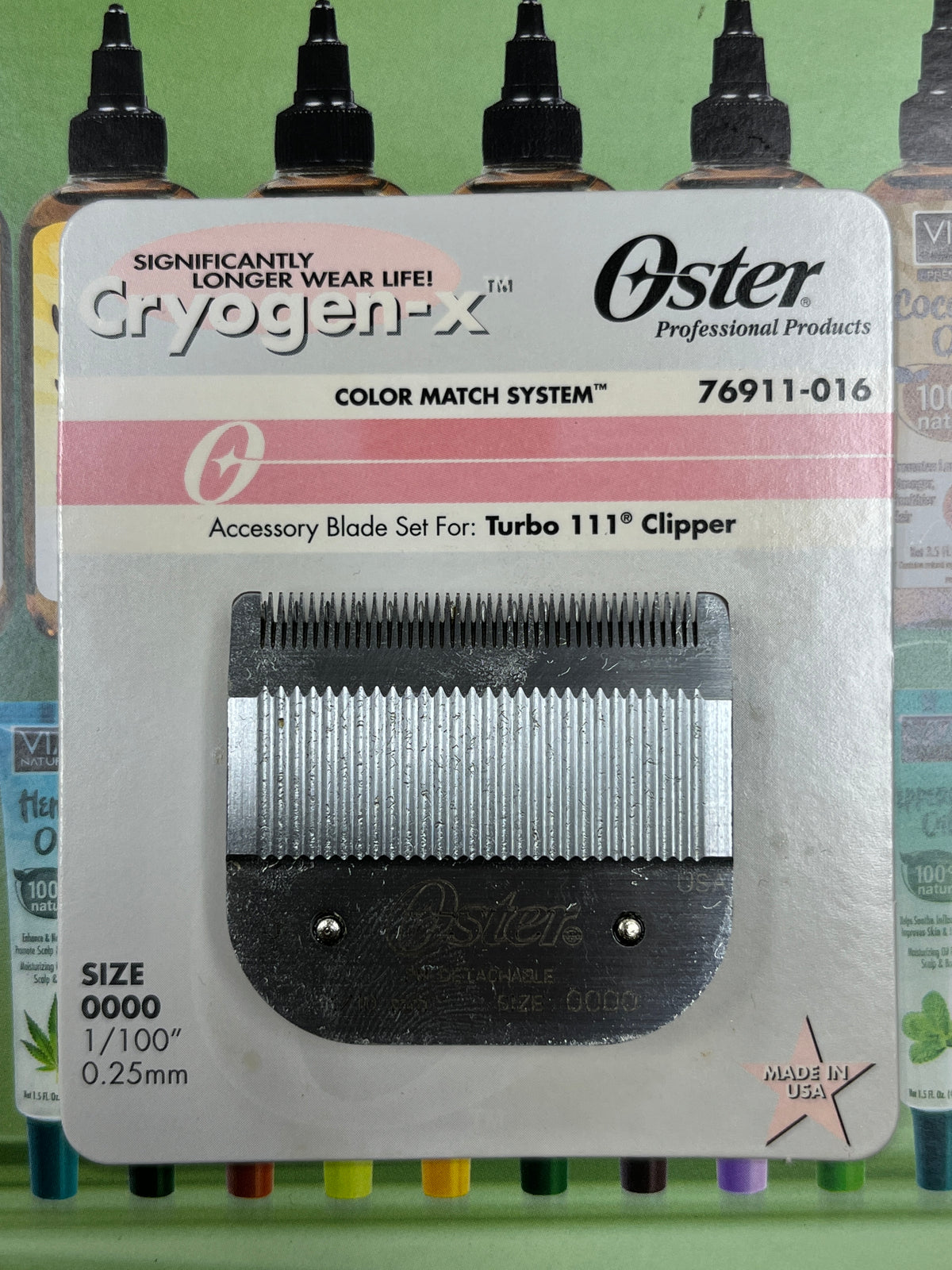 Oster Cryogen-X Blade for Turbo 111 Clipper, Size 0000, Item No. 76911-016