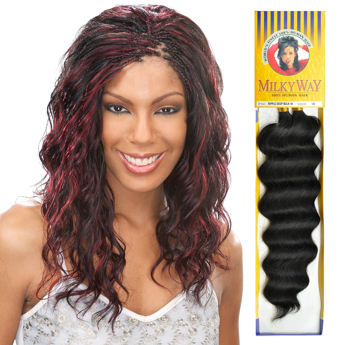 Milkyway® "Ripple Deep Bulk" 100% Human Hair (Microbraid)