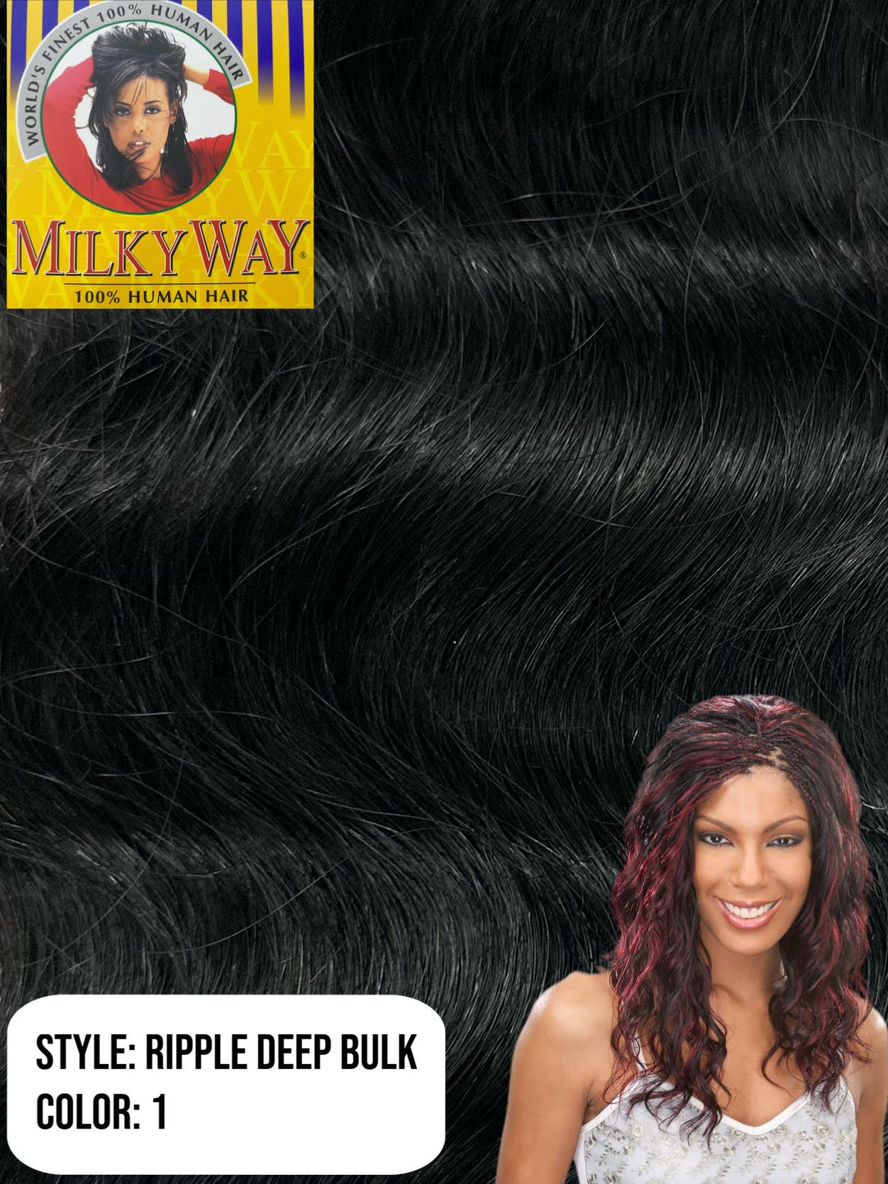 Milkyway® "Ripple Deep Bulk" 100% Human Hair (Microbraid)