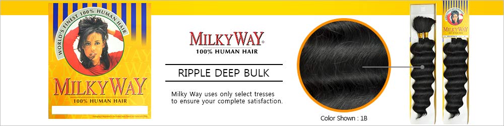 Milkyway® "Ripple Deep Bulk" 100% Human Hair (Microbraid)