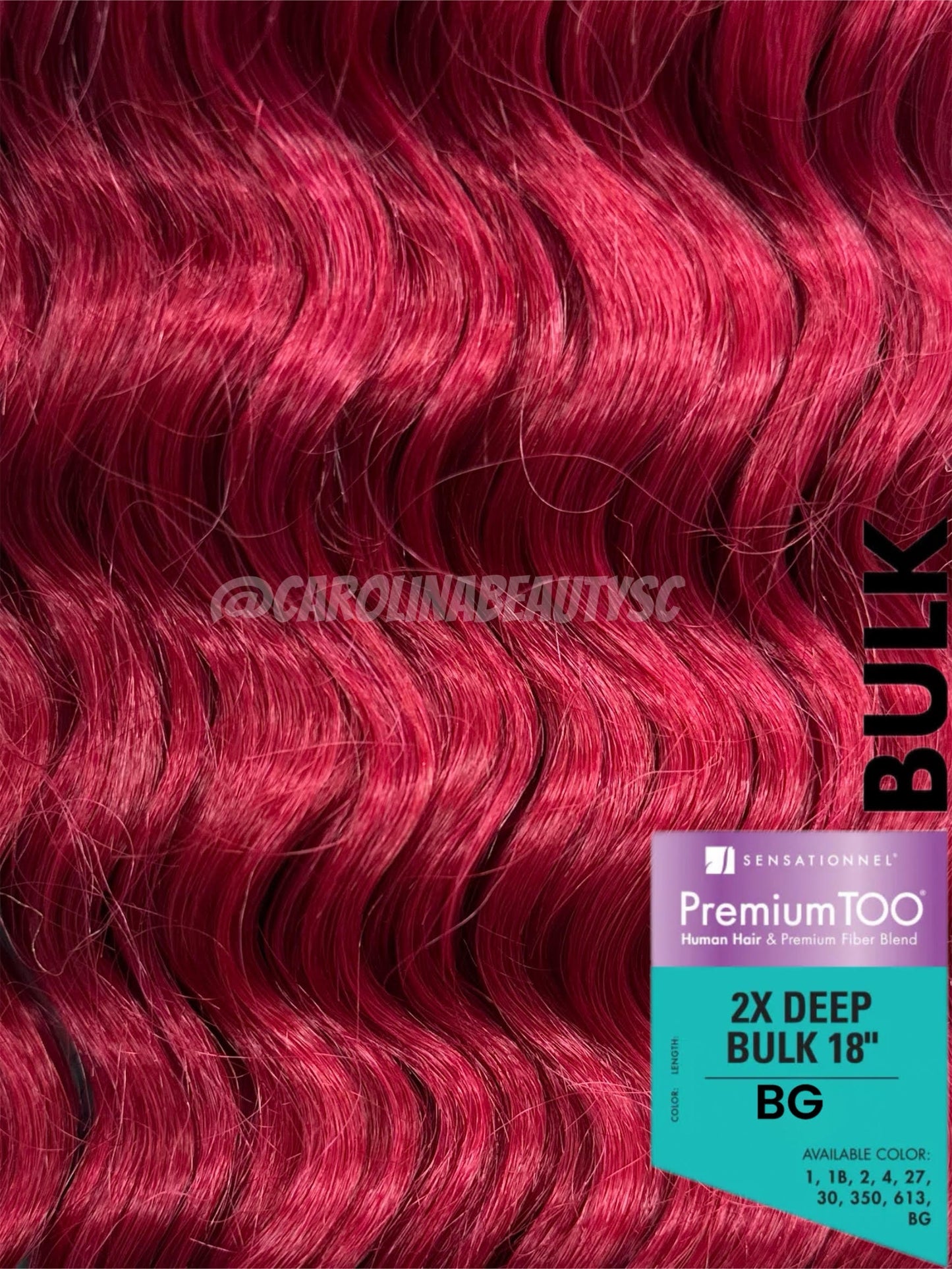 Premium TOO® 2x Deep Bulk 18″ (Mix Microbraid)