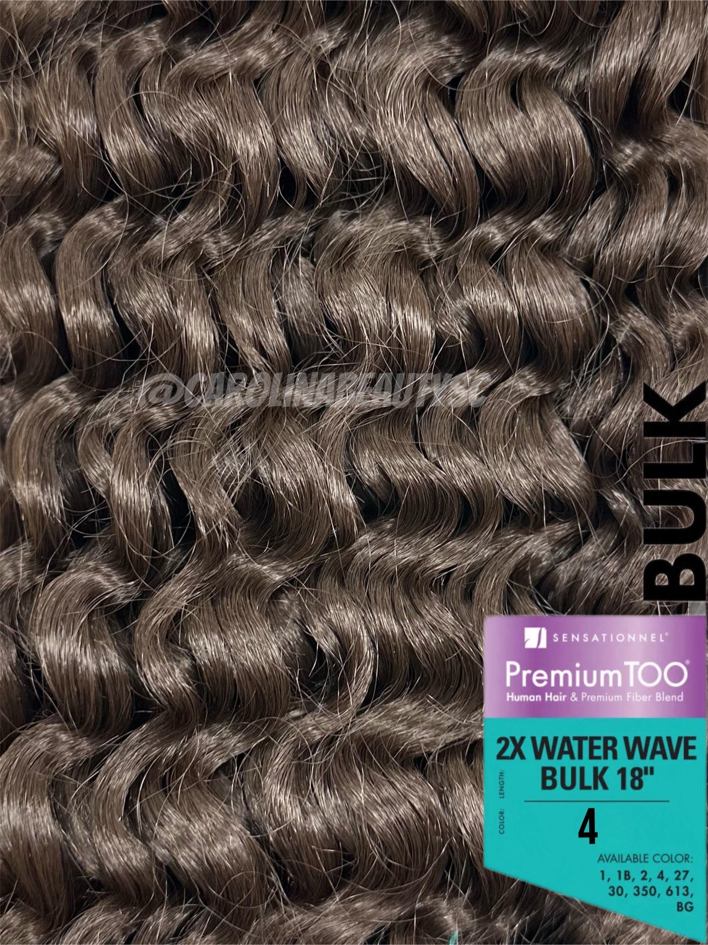 Premium TOO® 2x Water Wave Bulk 18″ (Microbraid)