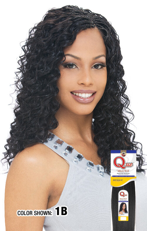 Que MilkyWay Human Hair Mastermix Microbraiding - Deep Bulk